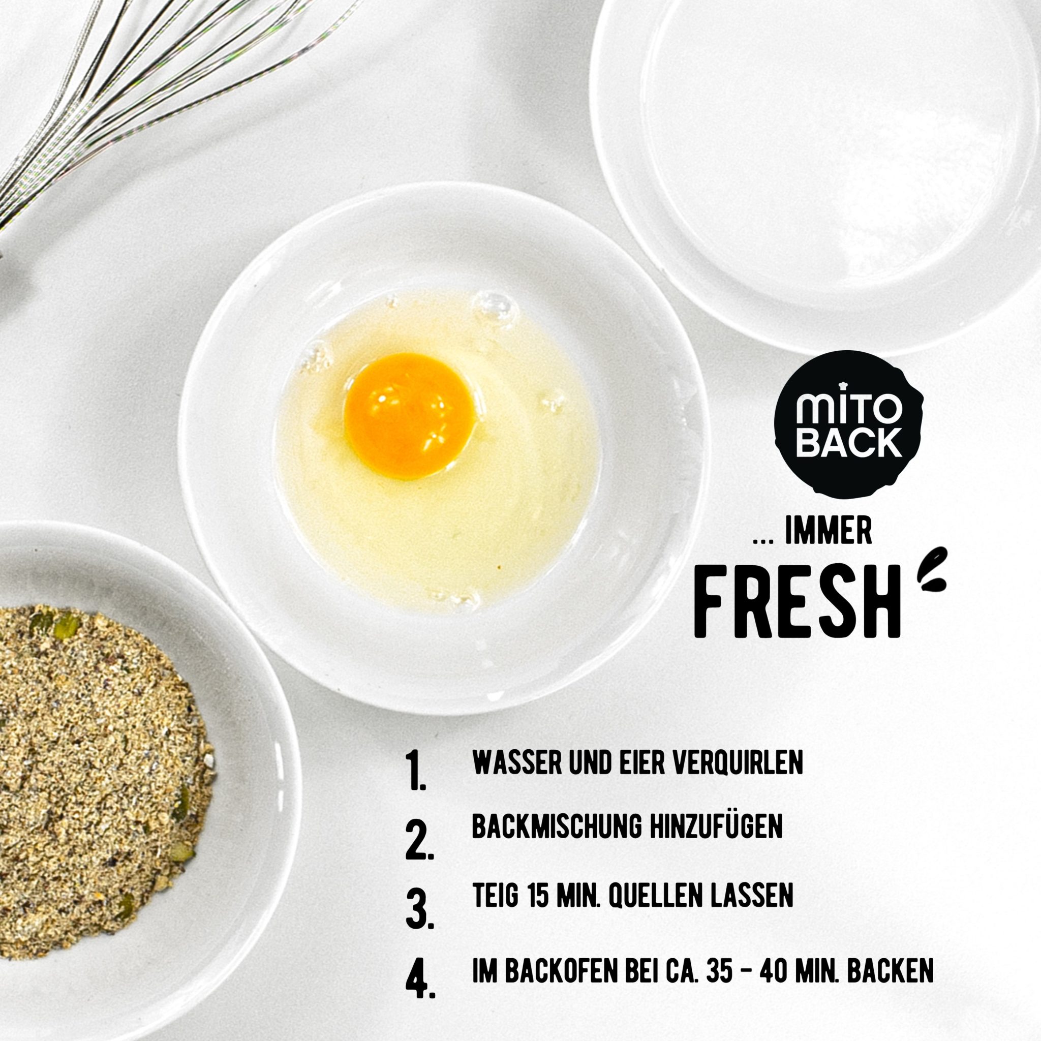 Kürbiskern-Brötchen – Bild 5