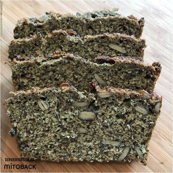 Kürbiskern-Brot - Glutenfreie Backmischung - MITOBACK