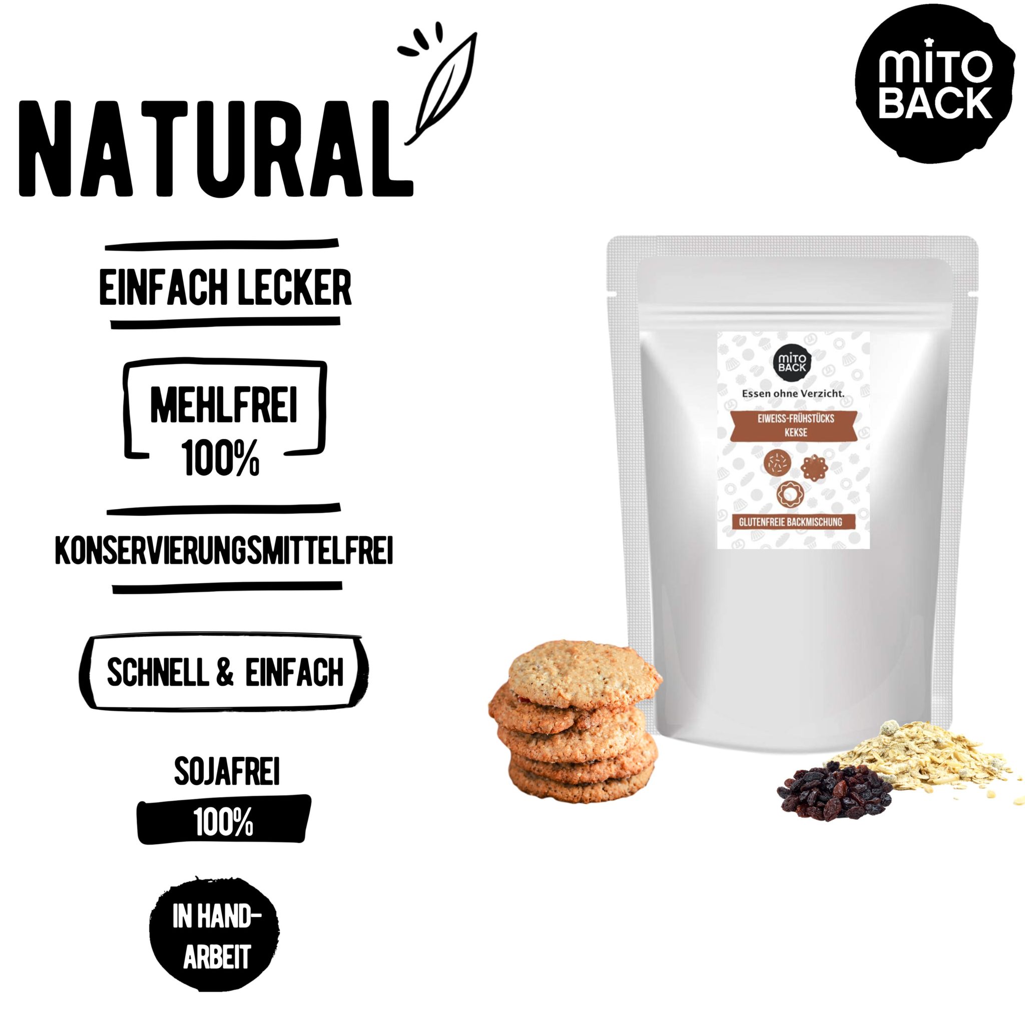 Eiweiß-Frühstücks-Kekse – Bild 4