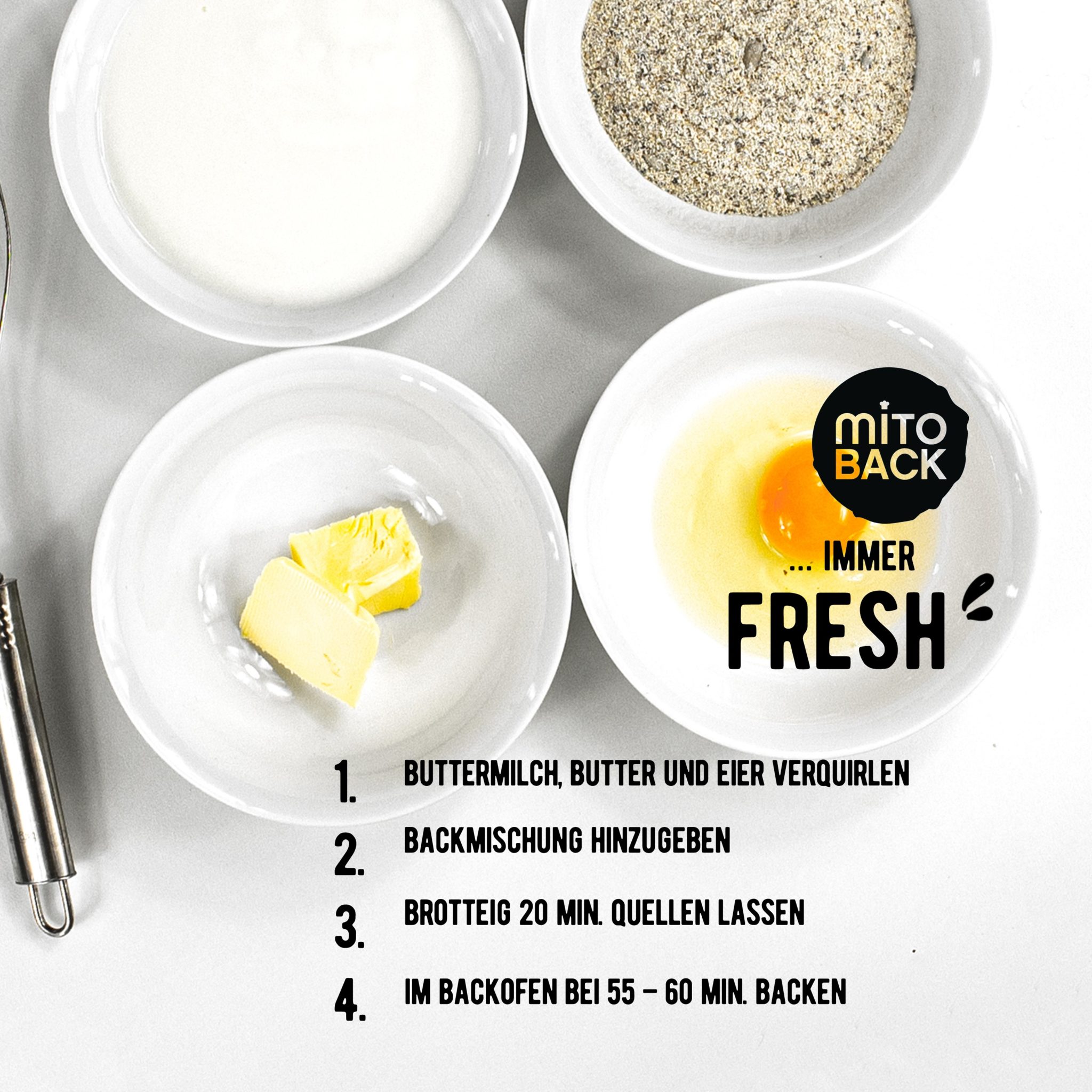 Kartoffel-Leinsamen Brot – Bild 8