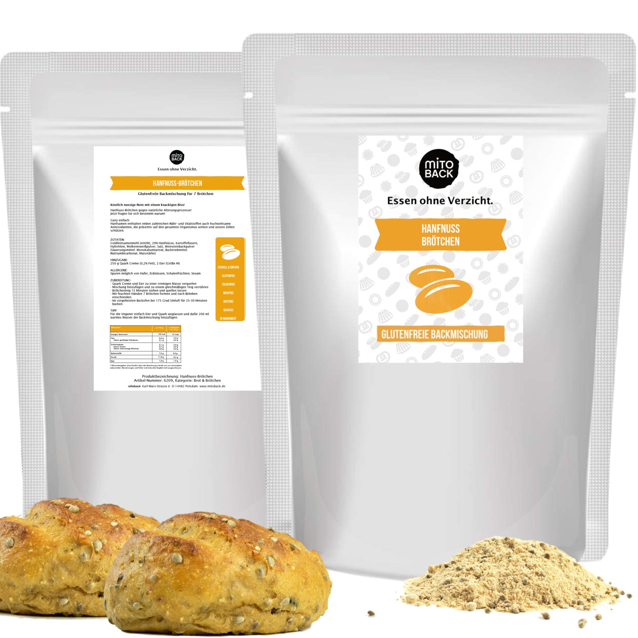 Hanfnuss-Brötchen – Bild 3