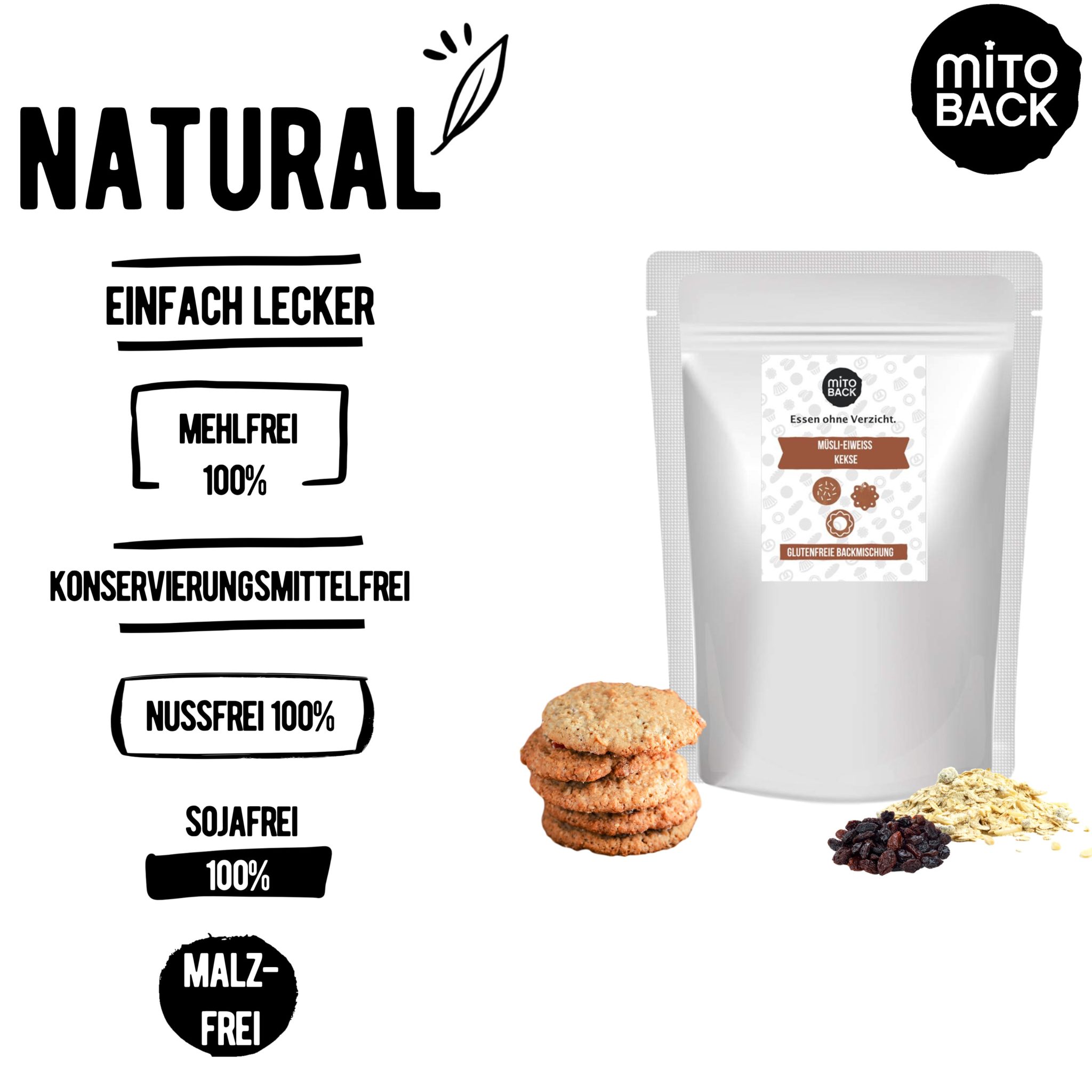 Müsli-Eiweiß Kekse – Bild 4