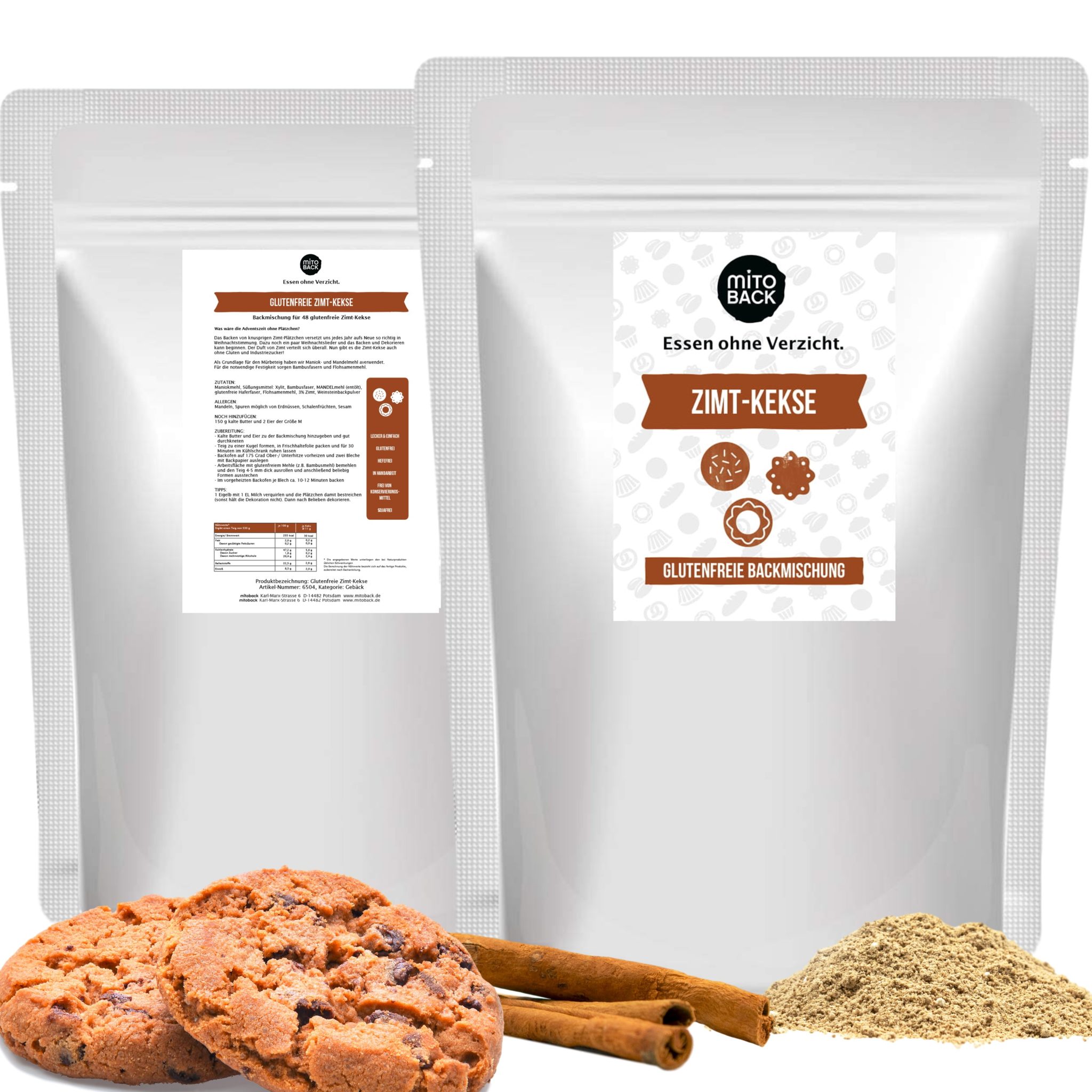 Glutenfreie Zimt-Kekse – Bild 3