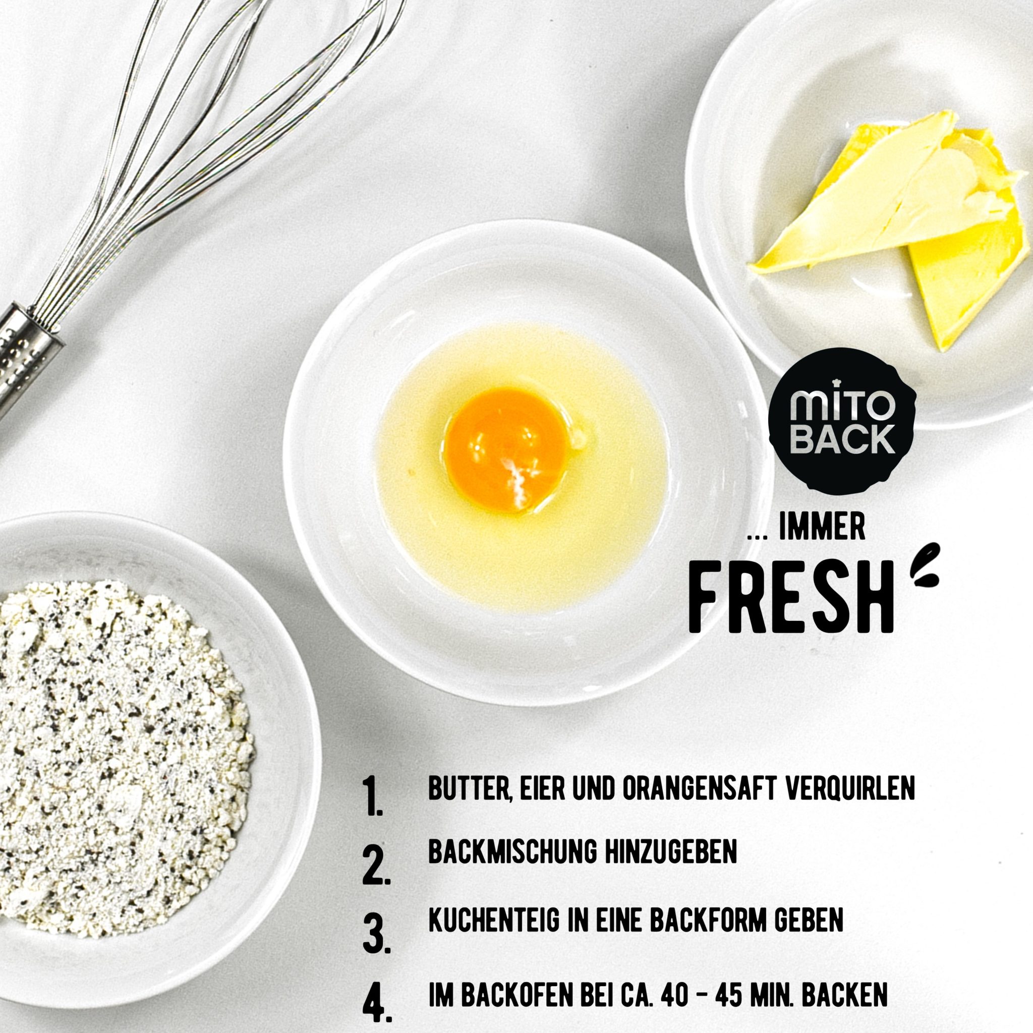 Orangen-Chia Kuchen – Bild 6