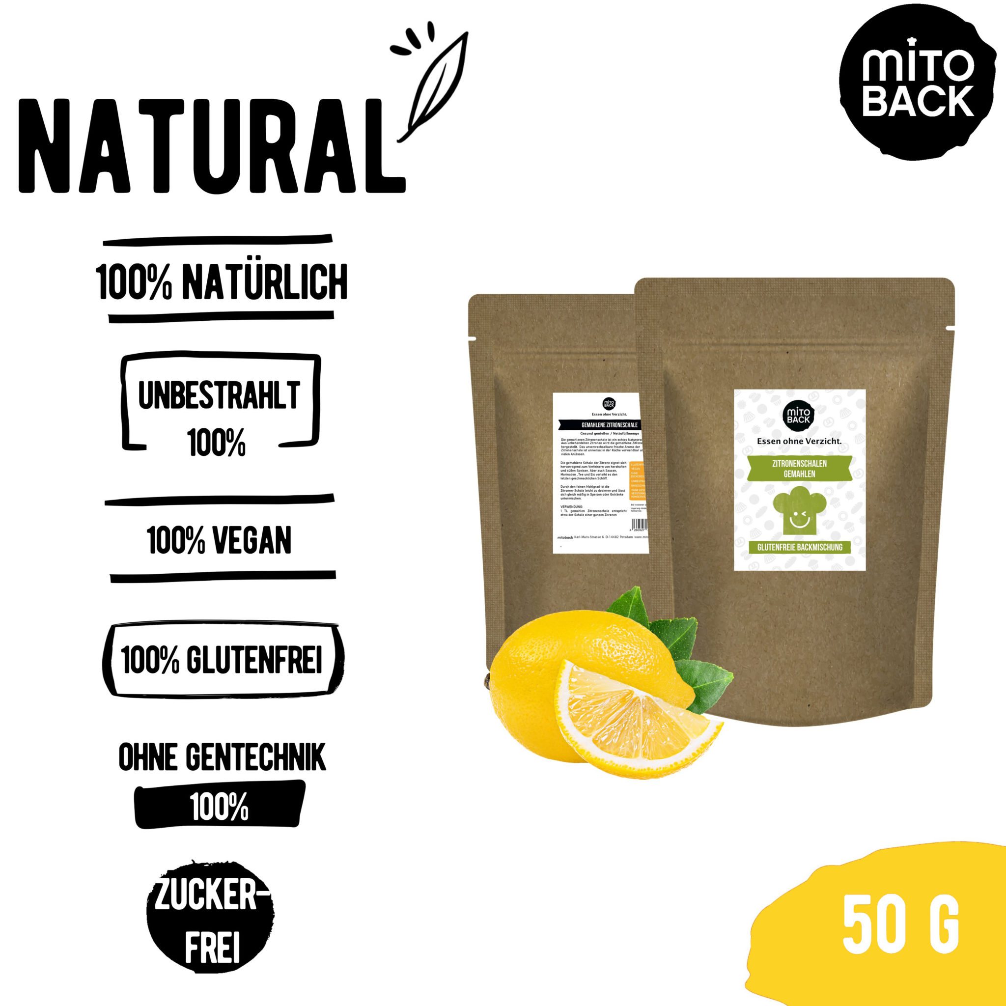 Zitronenschale - gemahlen – Bild 4