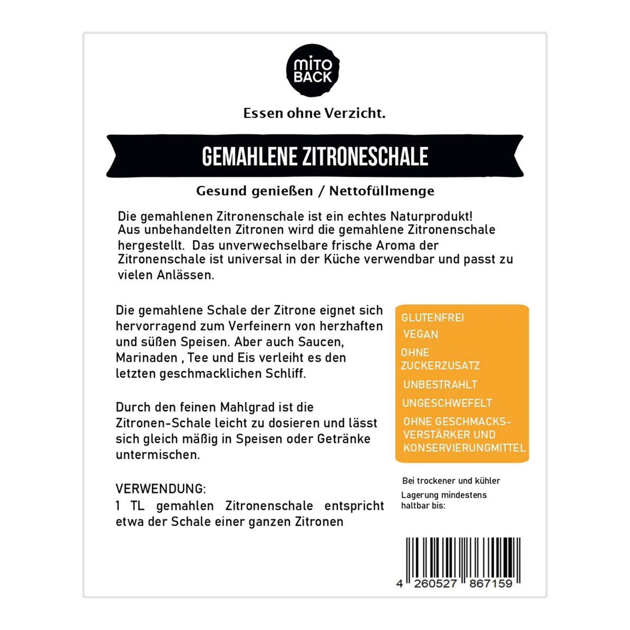 Zitronenschale - gemahlen – Bild 7