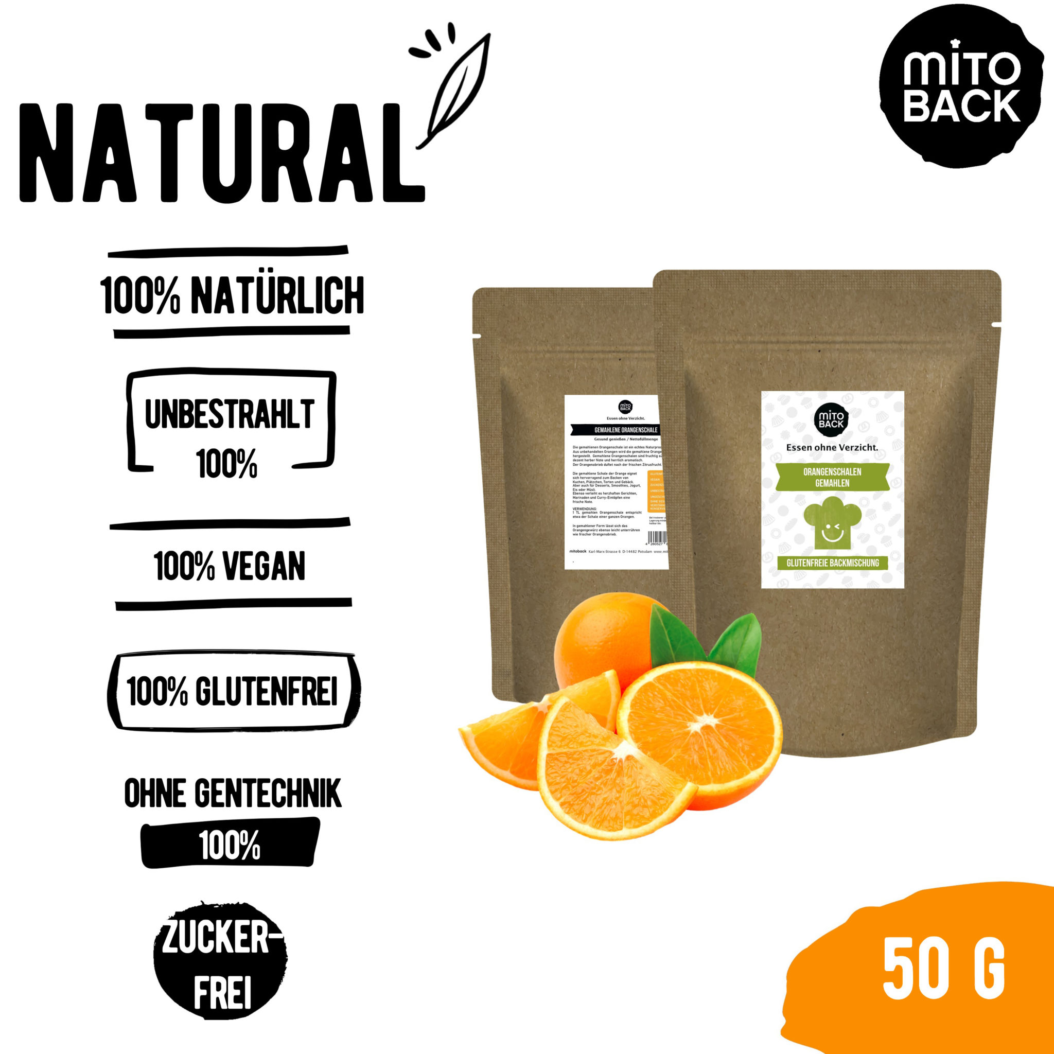 Orangenschalen - gemahlen – Bild 3