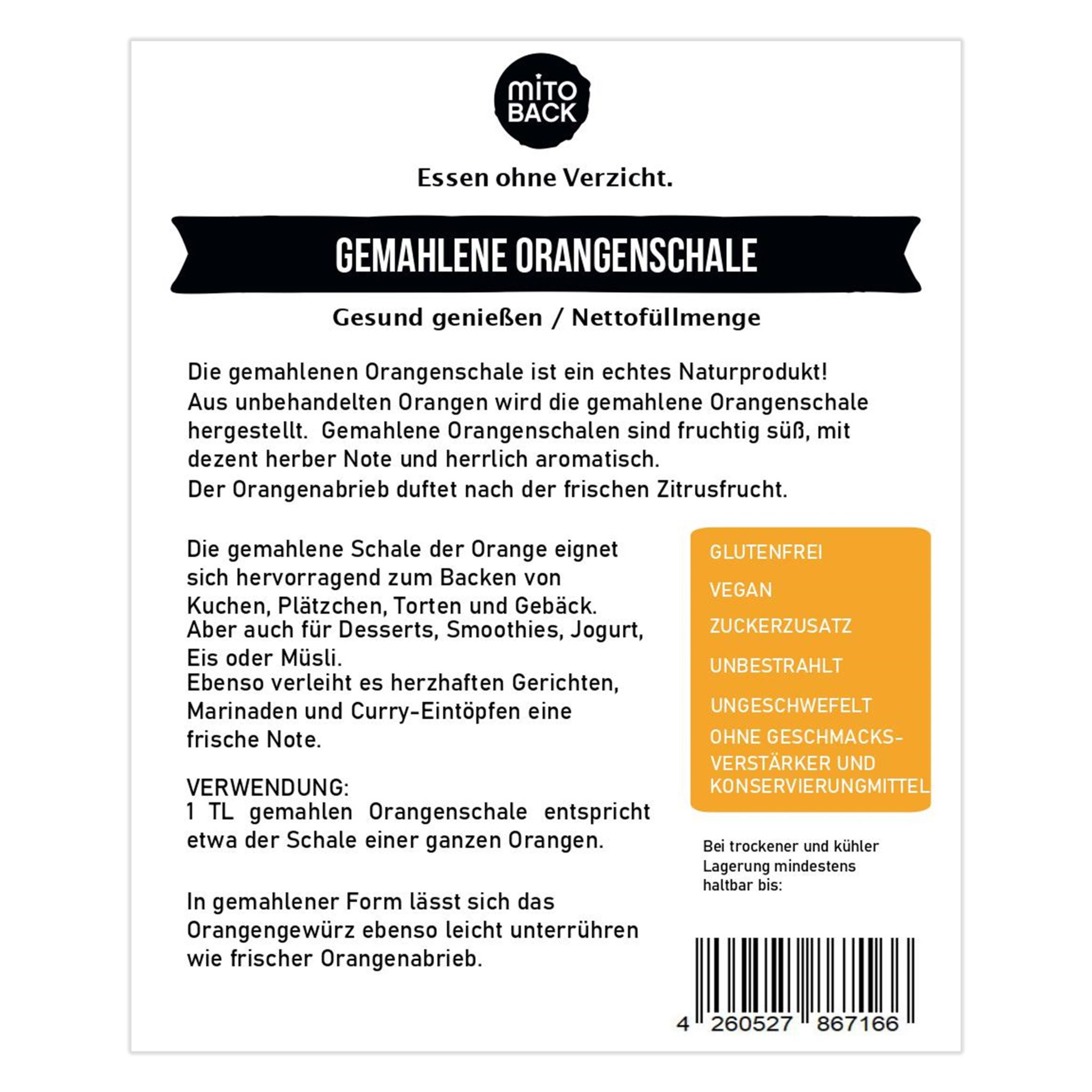 Orangenschalen - gemahlen – Bild 6